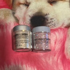 Mary Kate & Ashley Gold and Pink Sparkling Glitter Duo